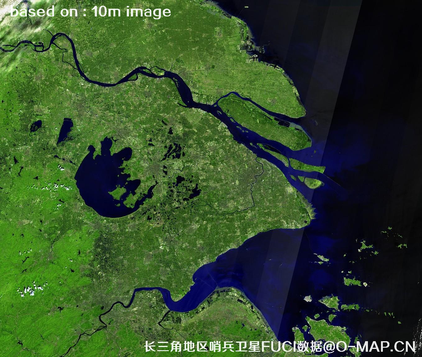 长三角地区2025年9月份哨兵影像多光谱【FCI-FUCI-SCL-SWIR-TCI】数据