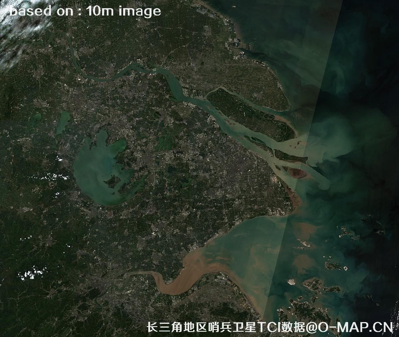 长三角地区2025年9月份哨兵影像多光谱【FCI-FUCI-SCL-SWIR-TCI】数据