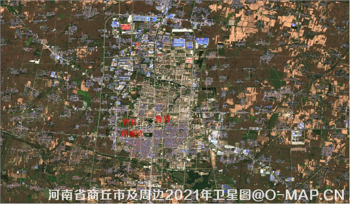 河南省菏泽市曹县2021年9月份10米卫星图