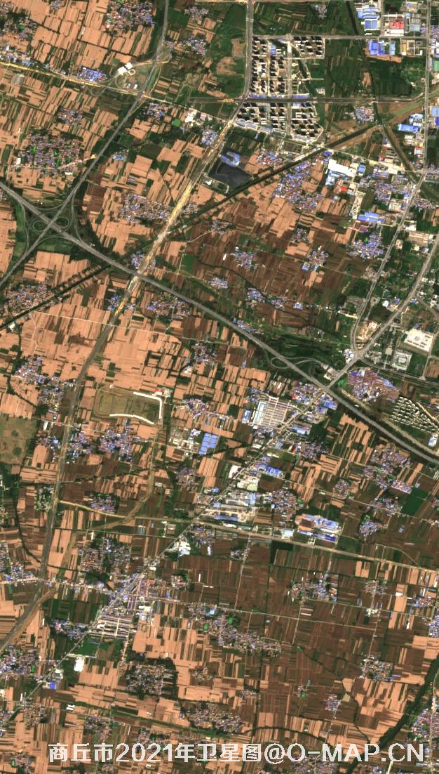 河南省商丘市2021年9月份10米卫星图