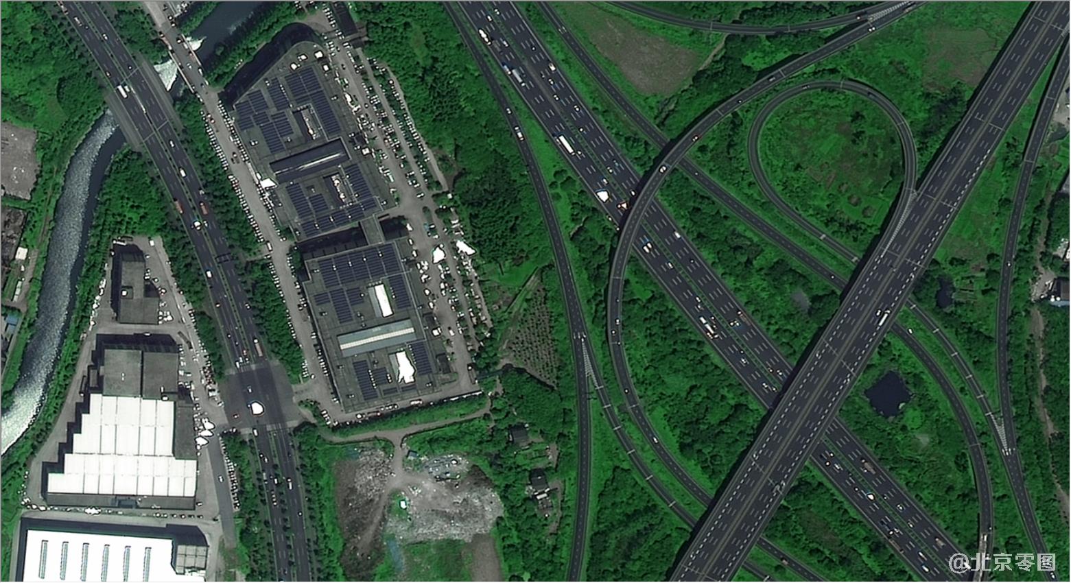 SuperView高景一号卫星拍摄的0.5米影像图