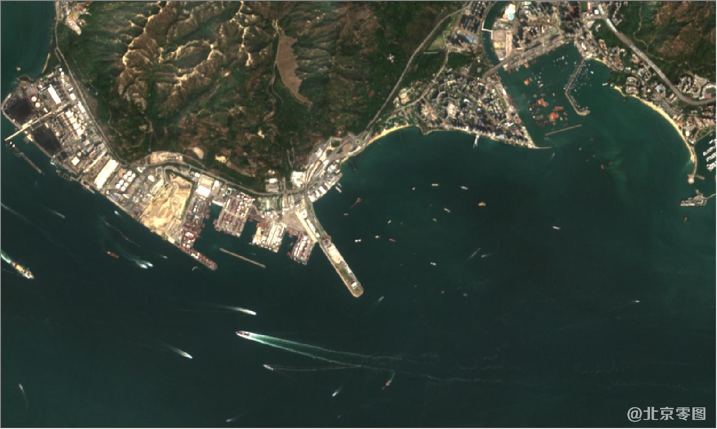 卫星地图由 高频监测卫星拍摄于 2021年2月23日,如需要 购买深圳市和