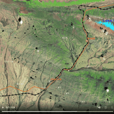 不冻泉保护区最新卫星图