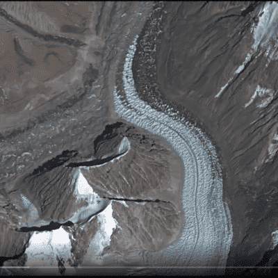 WorldView3卫星拍摄的喜马拉雅山卫星图