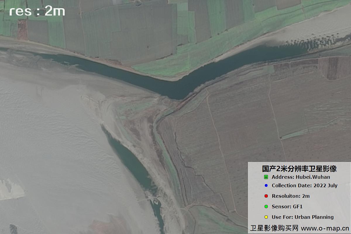 武汉市2022年5月份高分一号卫星图