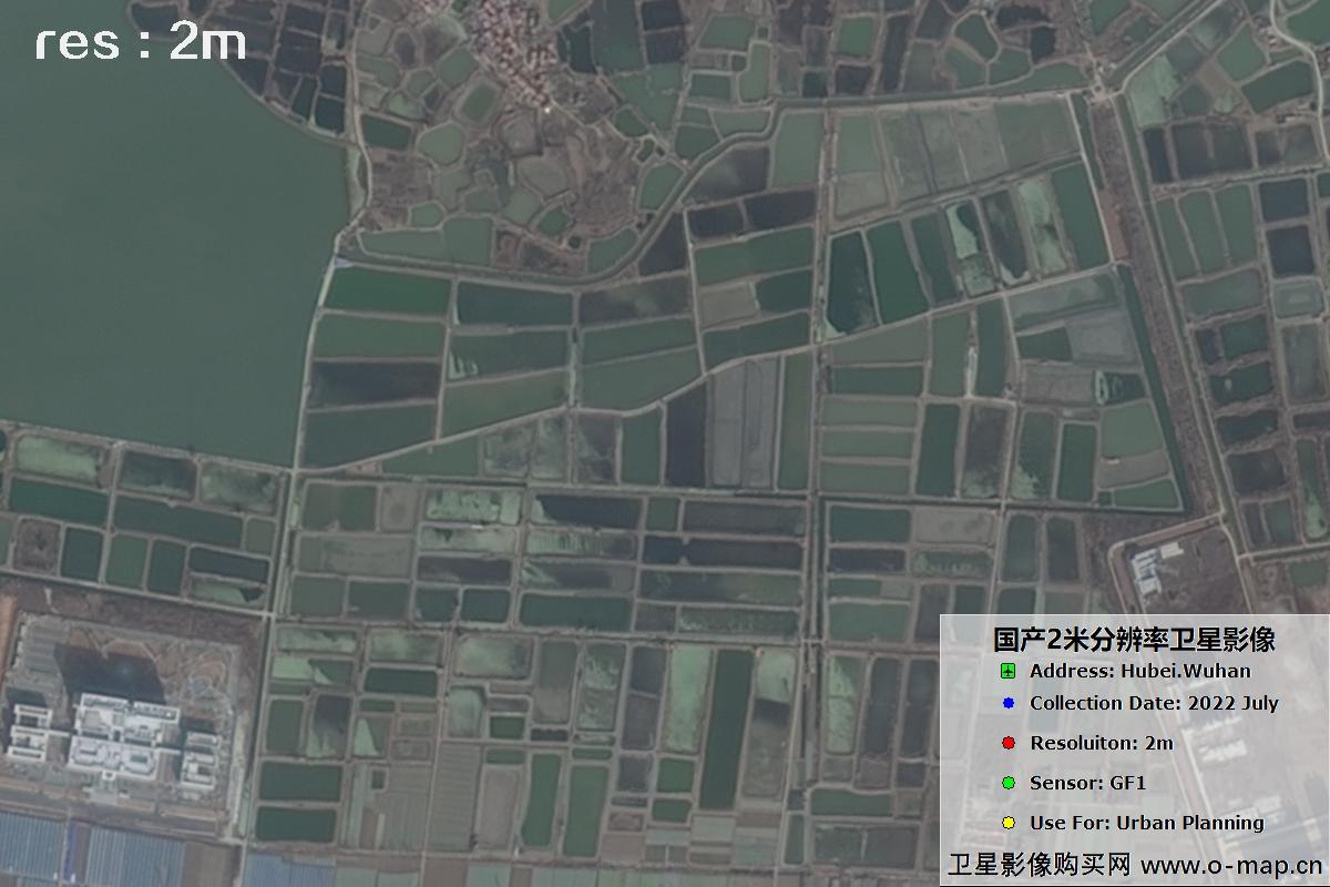 武汉市2022年5月份高分一号卫星图