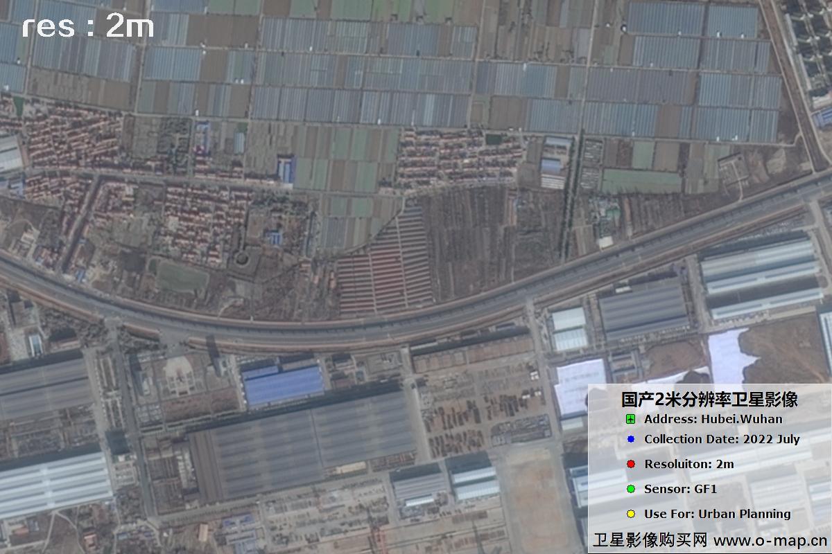 武汉市2022年5月份高分一号卫星图