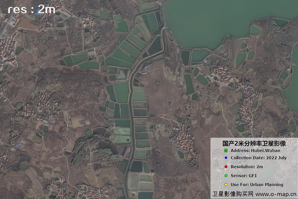 武汉市2022年5月份高分一号卫星图