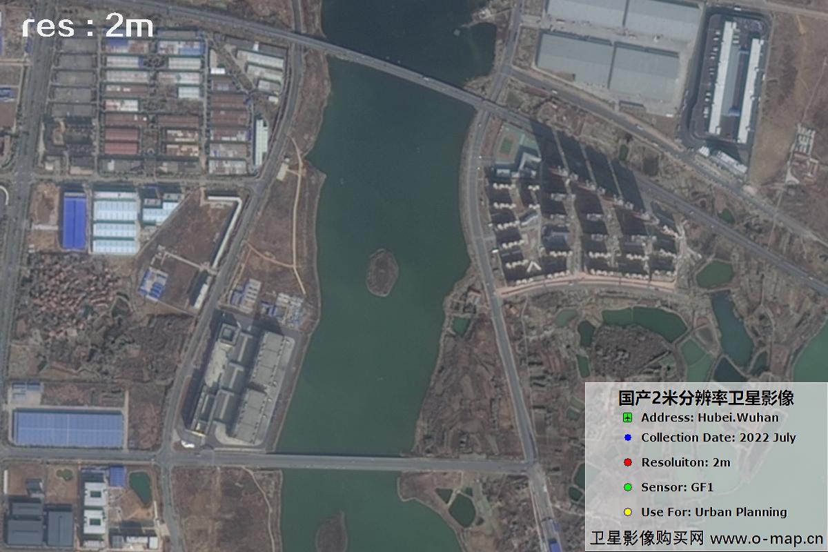 武汉市2022年5月份高分一号卫星图