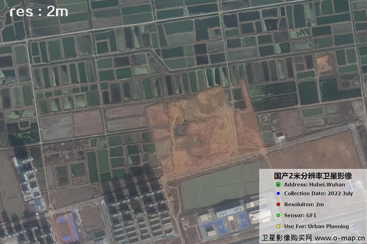 武汉市2022年5月份高分一号卫星图