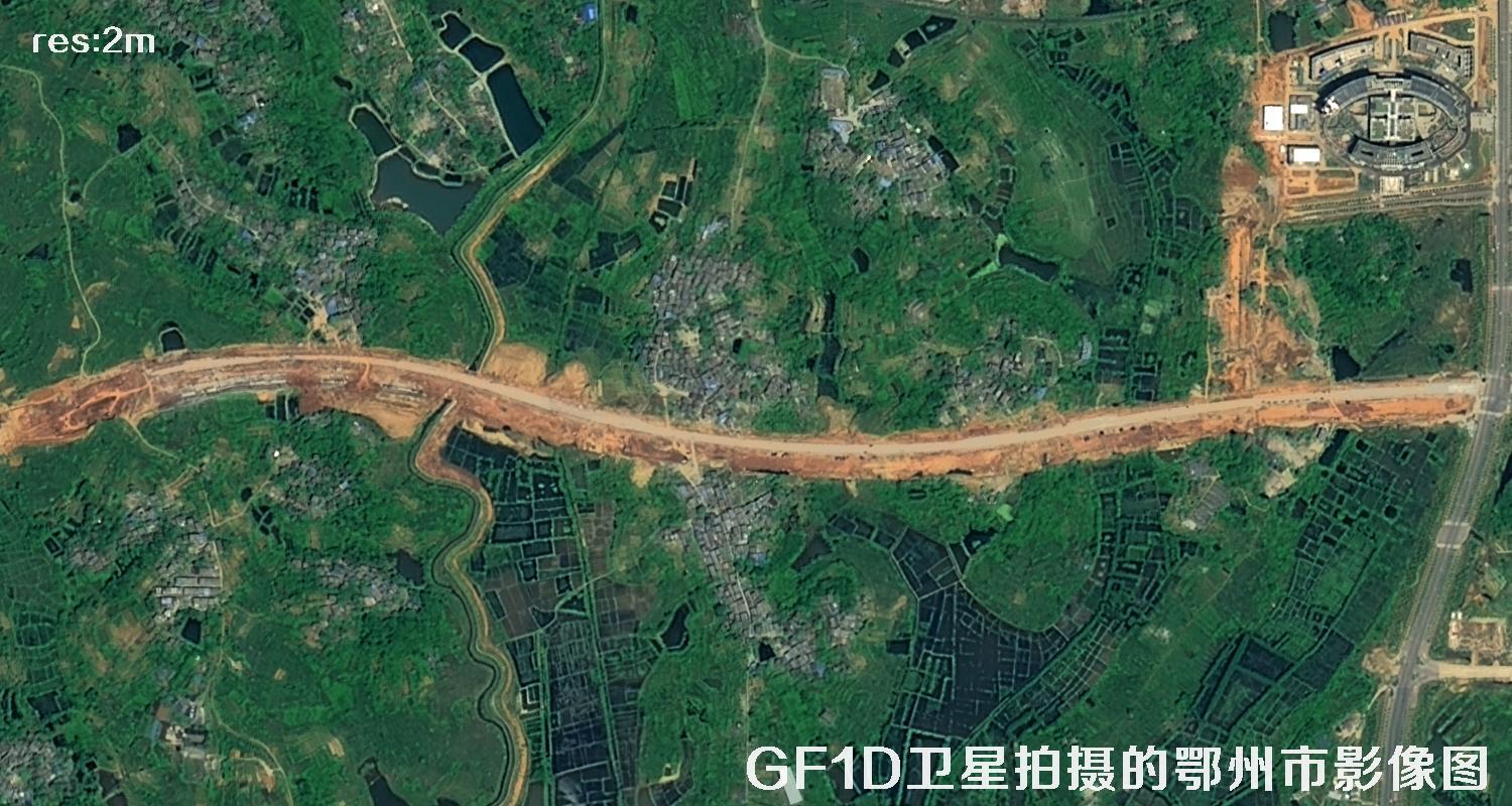 GF1D卫星拍婚的高清卫星图