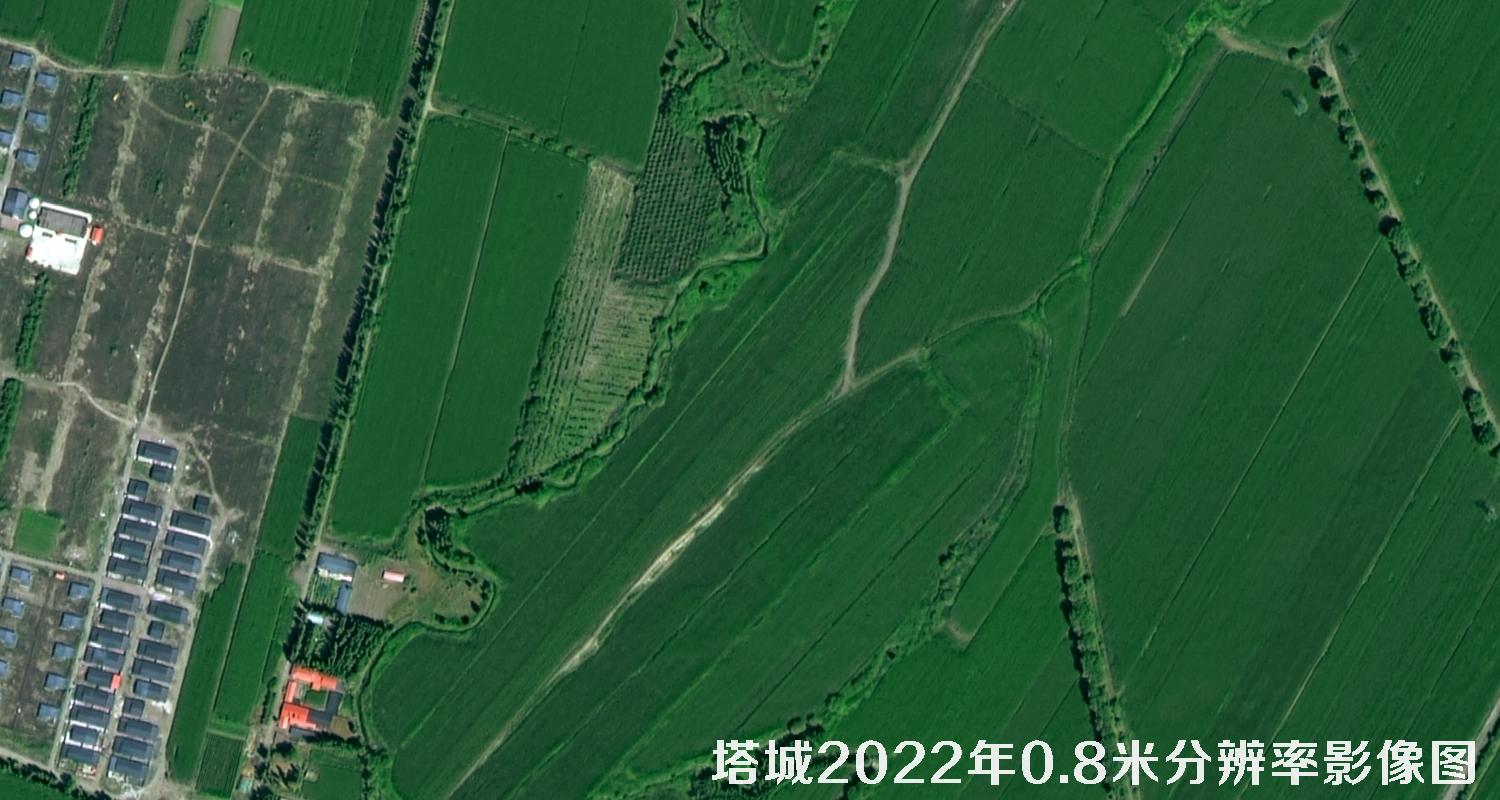 0.8米分辨率卫星拍摄的图片