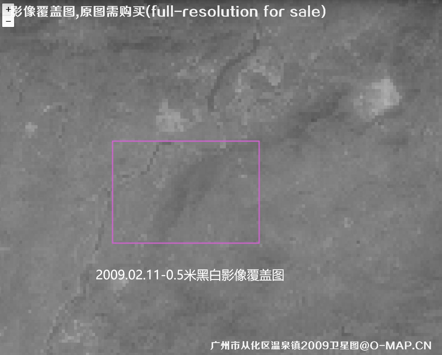 广东省广州市白化区温泉镇【2006-2007-2009】年历史卫星图