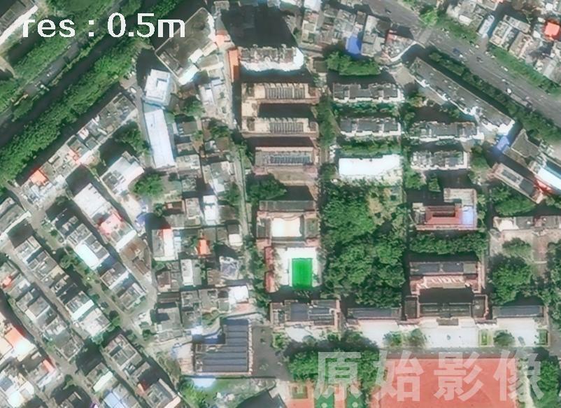 卫星图像HD超分处理前后清晰度对比