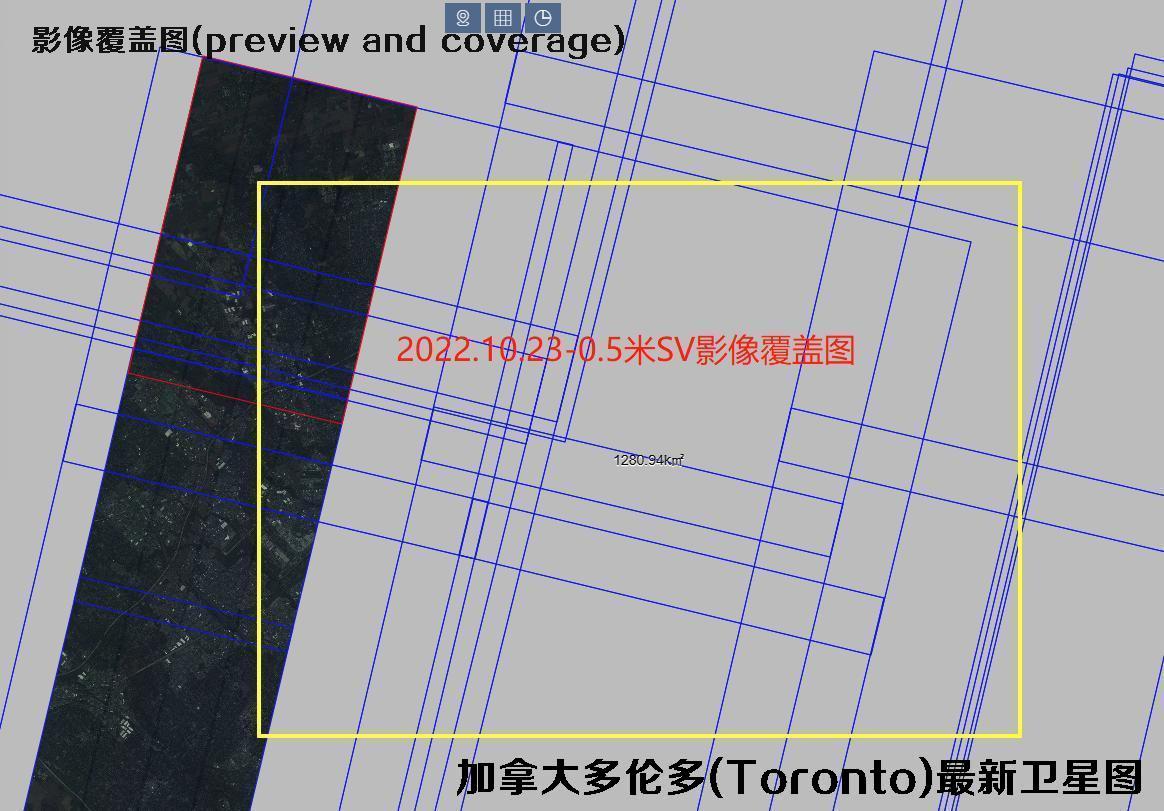 加拿大多伦多2022年最新卫星影像数据