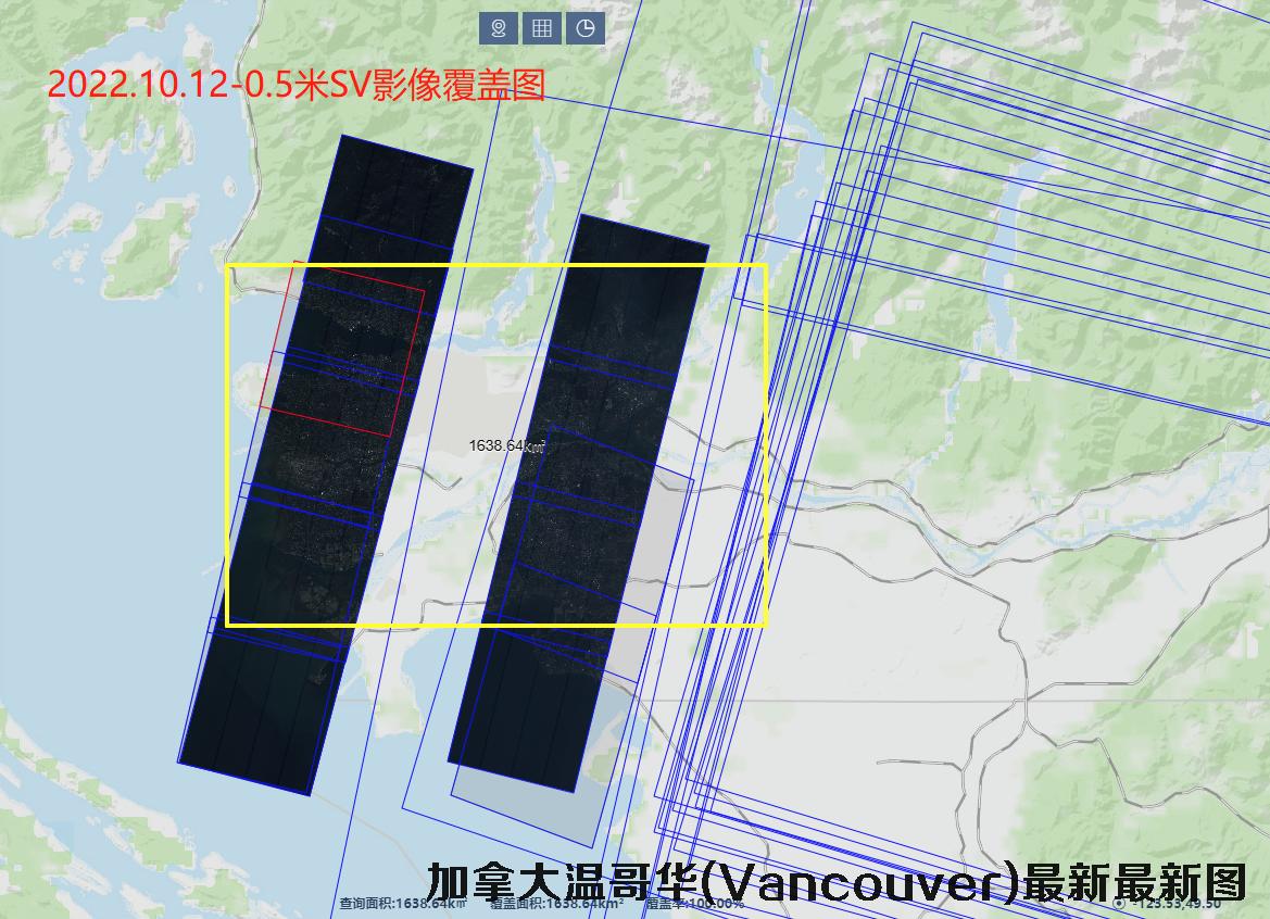 加拿大温哥华2022年最新卫星影像数据