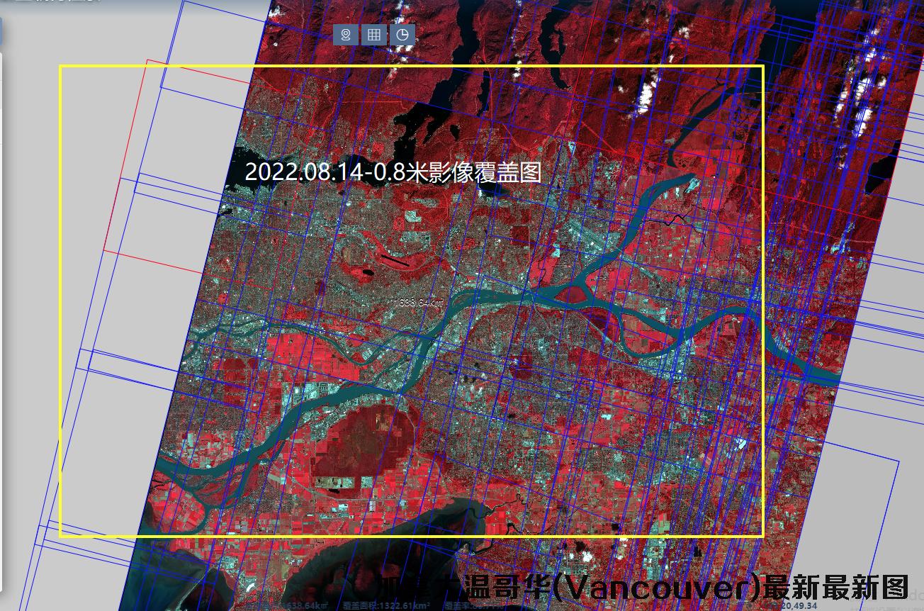 加拿大温哥华2022年最新卫星影像数据