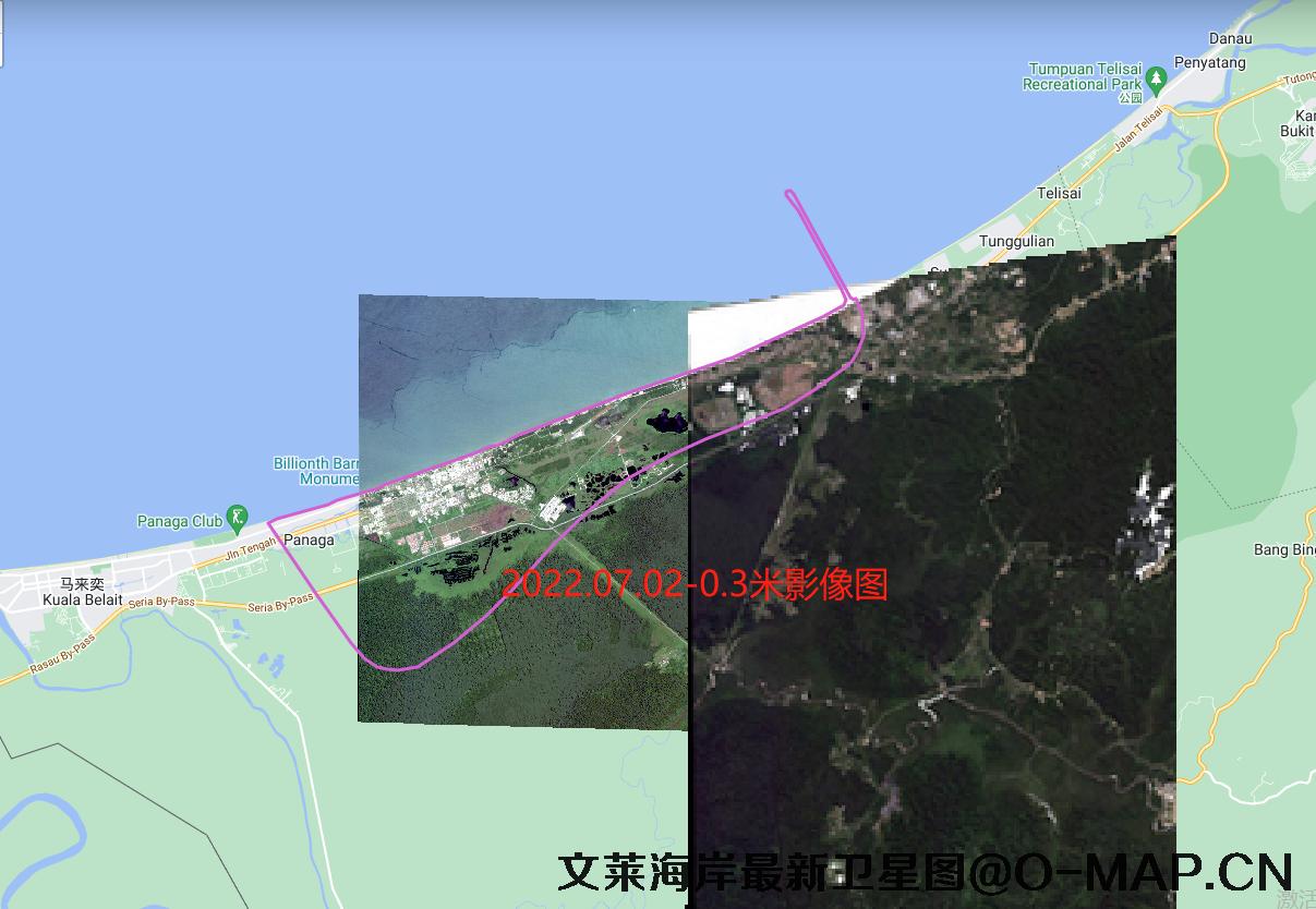 文莱海岸2022年高清卫星图查询结果