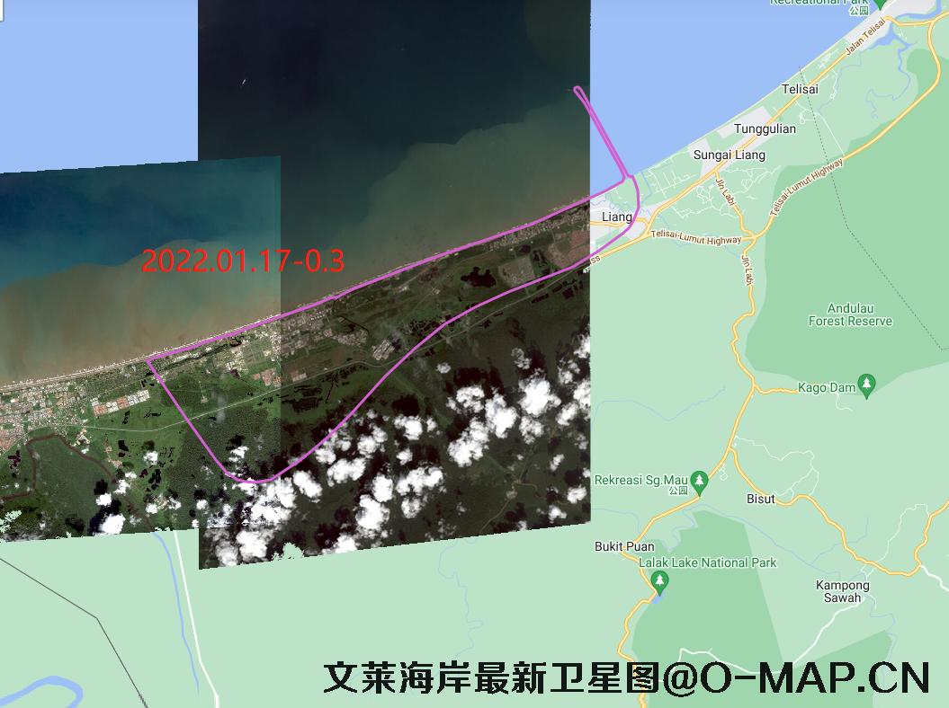 文莱海岸2022年高清卫星图查询结果