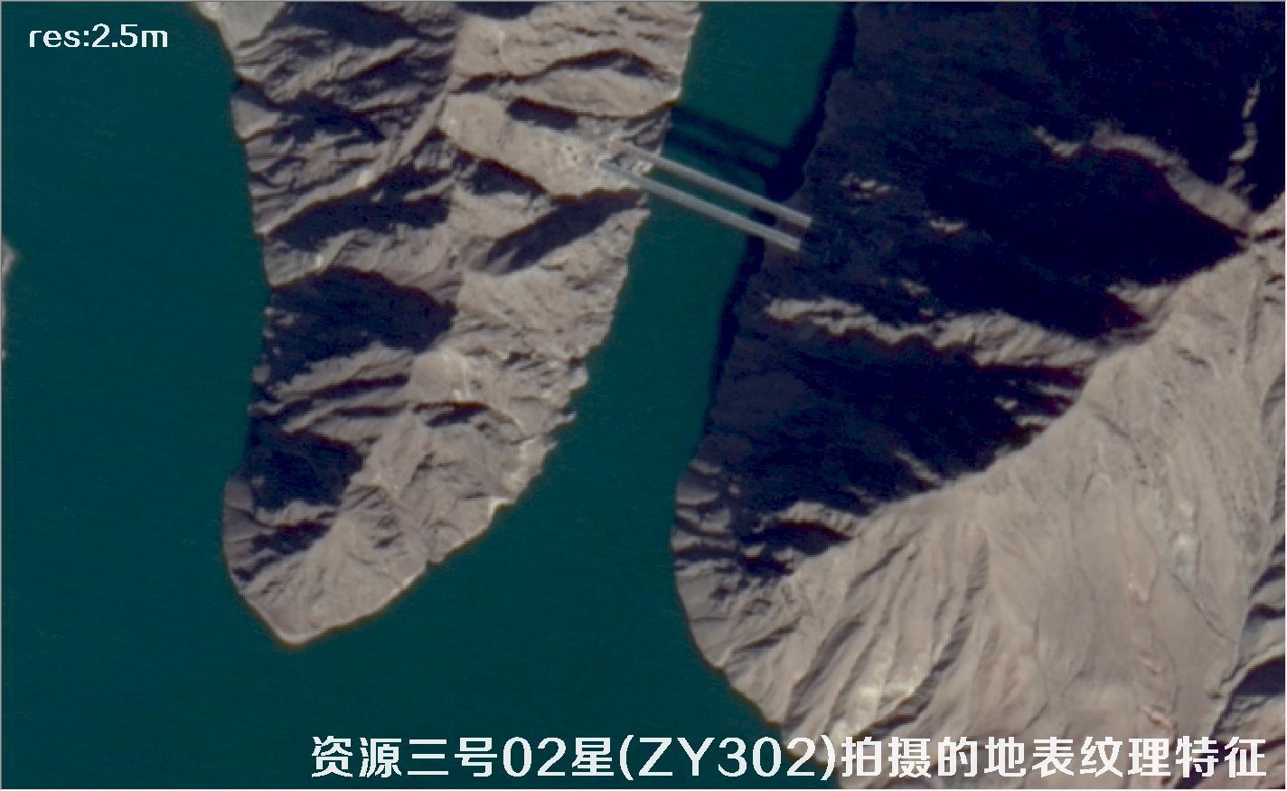 资源三号卫星拍摄的地表纹理特征能更好的表达地形特征